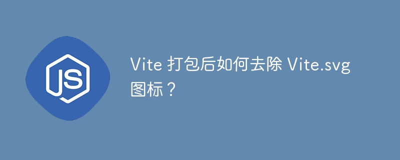Vite 打包后如何去除 Vite.svg 图标？