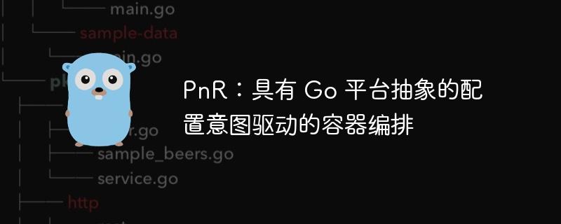 PnR:具有 Go 平台抽象的配置意图驱动的容器编排