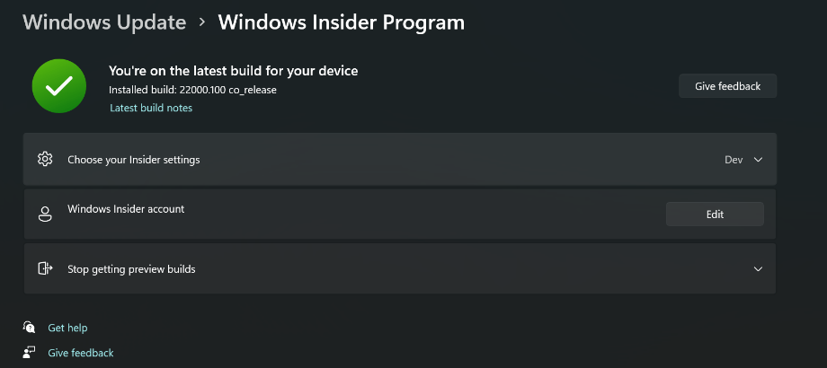 Windows11预览体验计划无法选择渠道怎么办