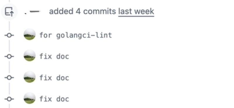 有些 git commit 历史真的很尴尬,我建议所有工程师经常使用 git rebase 和 git commit --amend