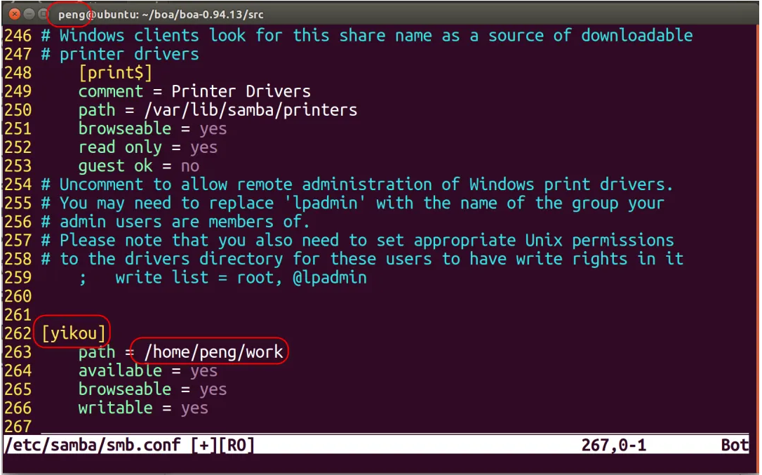 Linux与windows共享文件的神器:samba