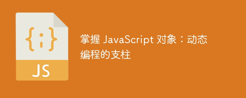掌握 JavaScript 对象:动态编程的支柱