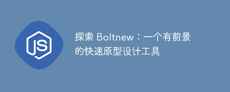 探索 Boltnew:一个有前景的快速原型设计工具