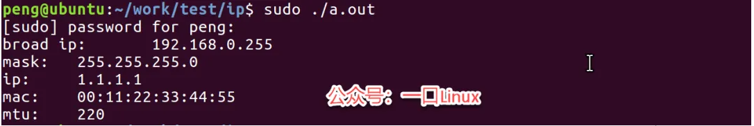Linux下C语言操作网卡的几个代码实例!特别实用