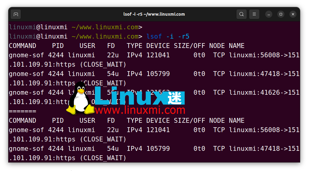 Linux高手必备工具:掌握 LSOF 命令实时监控端口