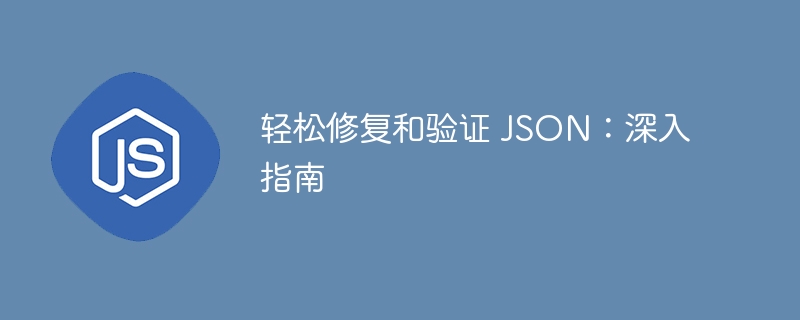 轻松修复和验证 JSON:深入指南