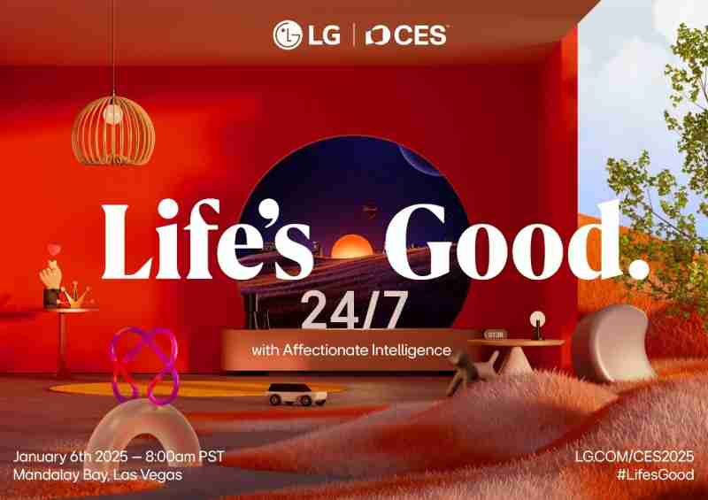 CES 2025倒计时开启！LG电子展现乐享生活24/7全景图