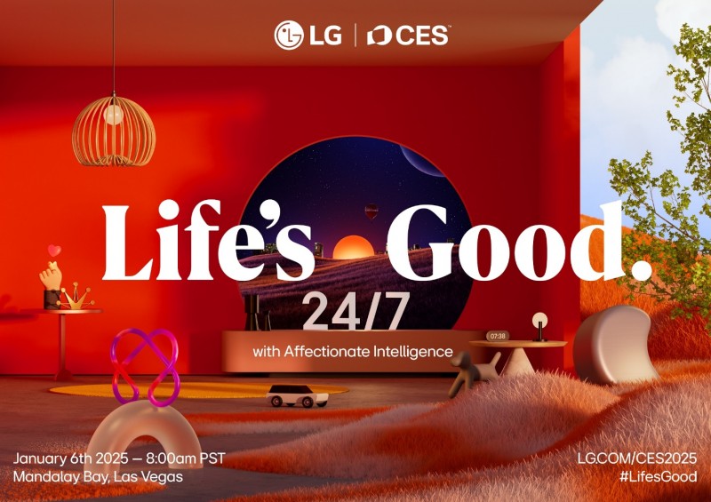 CES 2025倒计时开启!LG电子展现乐享生活24/7全景图