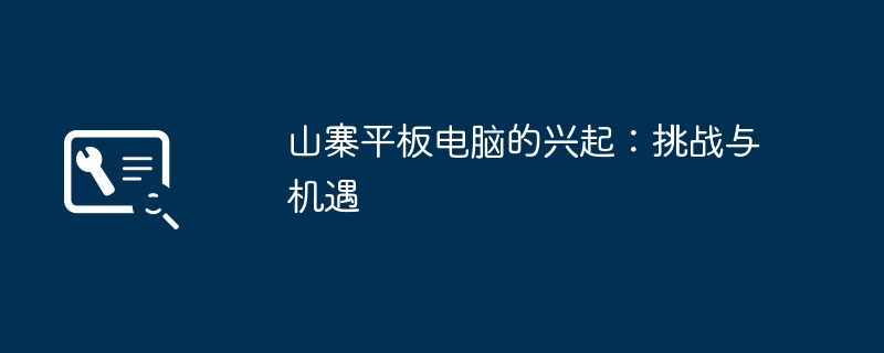山寨平板电脑的兴起:挑战与机遇