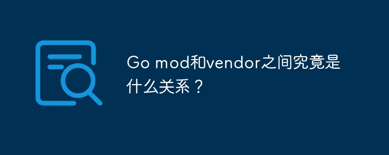 Gomod与vendor:深度解析依赖管理