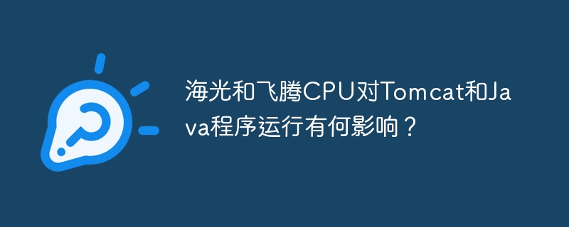 海光飞腾CPU:Tomcat/Java性能差异