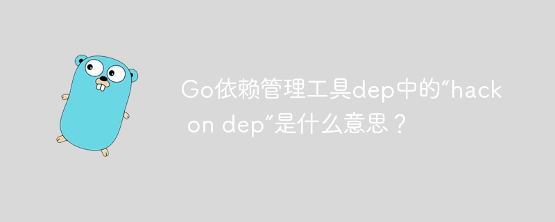 Godep工具“hackondep”详解