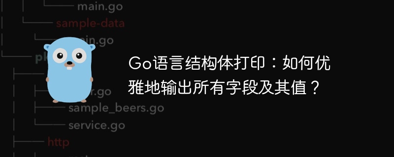 Go语言结构体打印：如何优雅地输出所有字段及其值？