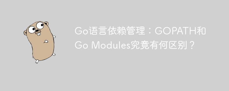 Go语言依赖管理:GOPATH和Go Modules究竟有何区别?