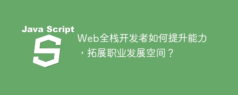 Web全栈开发者进阶指南:技能提升与职业发展