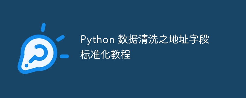 Python数据清洗:地址字段标准化完整教程