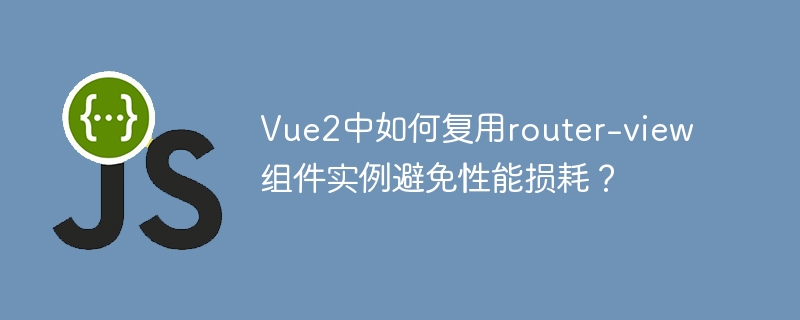 Vue2性能优化:复用router-view组件实例的技巧