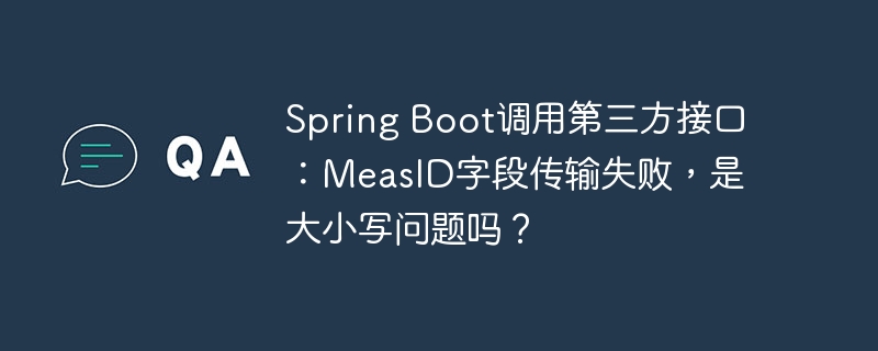 SpringBoot接口调用失败?MeasID字段大小写问题排查