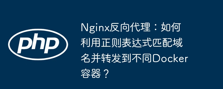 Nginx反向代理实战:正则表达式匹配域名转发到不同Docker容器