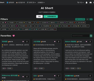 GPT Shortcut：AI快捷指令表，提升效率，激发创意
