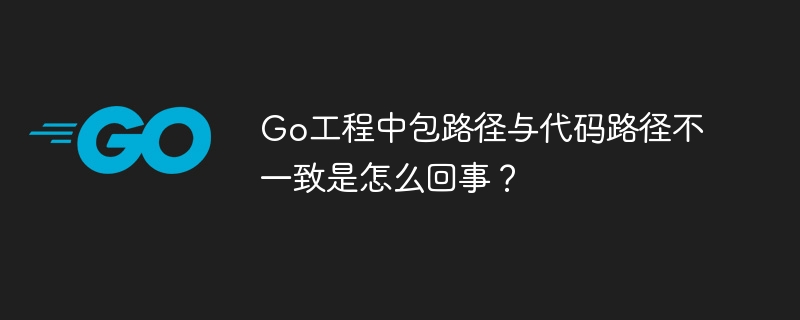 Go工程中包路径和代码路径不一致的原因及解决方法
