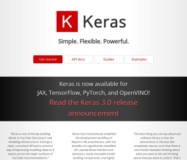 Keras：Python版本的TensorFlow深度学习API详解