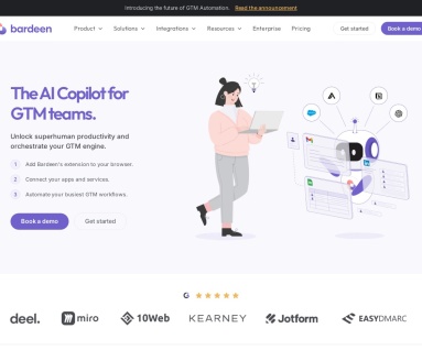 Bardeen AI：智能自动化工作流程，提升效率与创造力