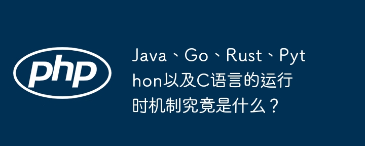 Java、Go、Rust、Python、C语言运行时机制深度解析