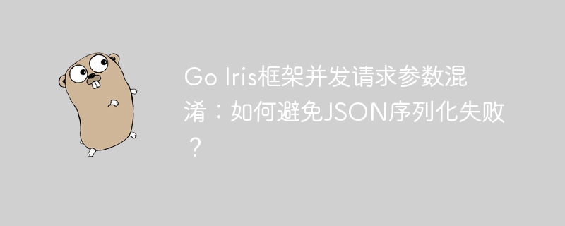 GoIris框架并发请求参数混淆，防JSON序列化失败技巧
