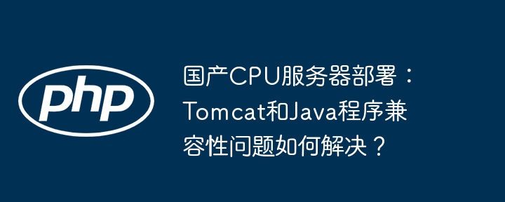 国产CPU服务器上Tomcat和Java兼容性解决方案