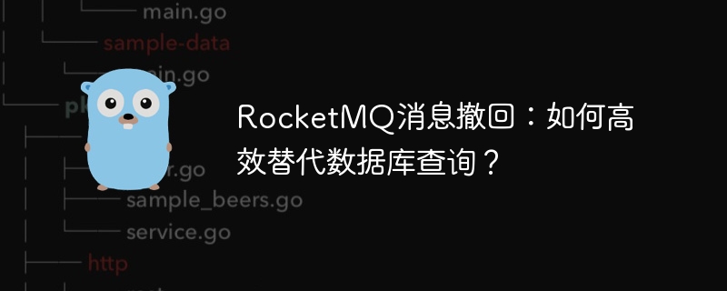 RocketMQ消息撤回：替代数据库查询的利器
