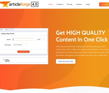 Article Forge:一键生成SEO优化高质量文章