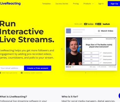 LiveReacting AI:提升现场表演的智能主持人,节省成本提升互动