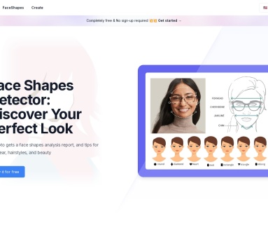 Face Shapes：AI智能面部形状检测与个性化美容建议