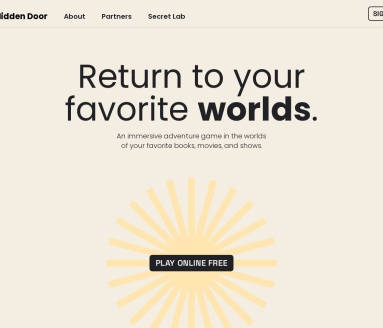 Hidden Door：AI赋能的沉浸式故事游戏新体验