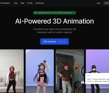 Plask Motion：AI驱动的高效3D动画制作工具