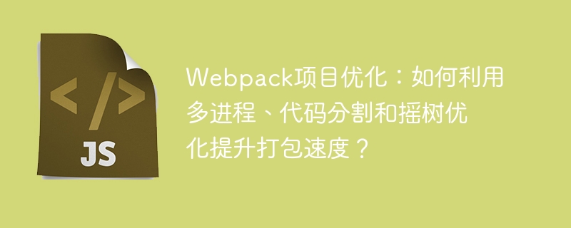 Webpack项目优化：如何利用多进程、代码分割和摇树优化提升打包速度？