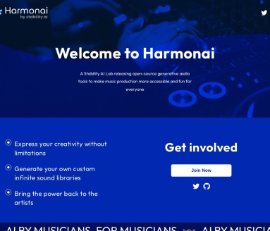 Harmonai：Stability AI Lab开源音频工具，解放音乐创作