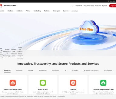 华为云：智能云计算服务，助力企业数字化转型