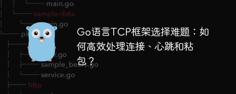Go语言TCP框架推荐:高效处理连接、心跳和粘包的终极攻略