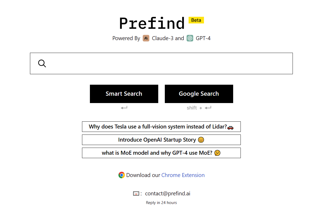Prefind