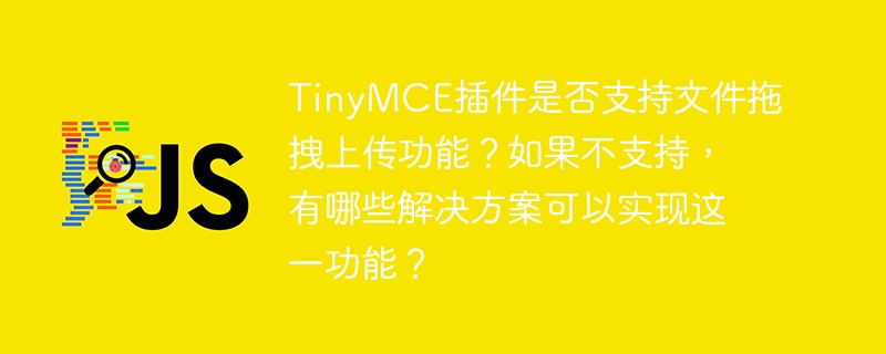 TinyMCE文件拖拽上传功能实现攻略