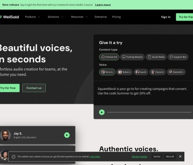 Wellsaid Labs:高质量AI语音合成技术领航者