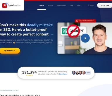 Spin Rewriter:45秒内生成500篇独特文章的SEO利器