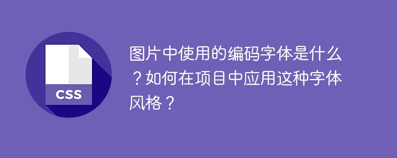 编码字体推荐及应用指南：Monaco、Consolas、Inconsolata、FiraCode