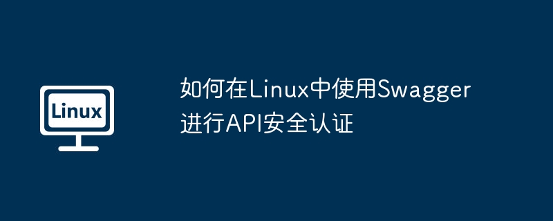 如何在Linux中使用Swagger进行API安全认证