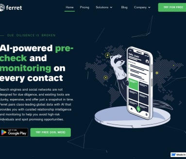 Ferret：避免高风险人群，发现潜在机会的AI尽职调查工具