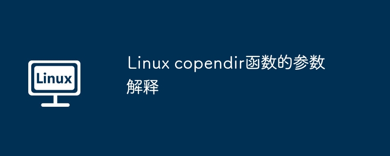 Linuxcopendir函数参数详解及使用技巧