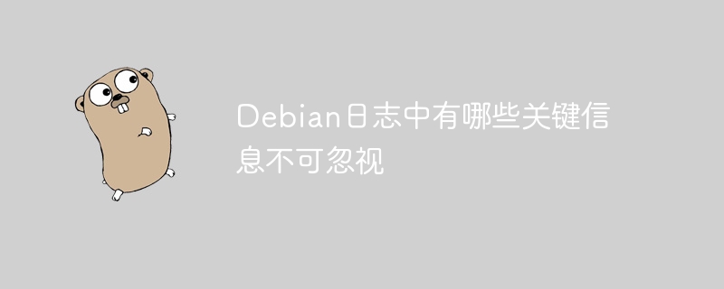 Debian日志查看技巧及关键信息解析