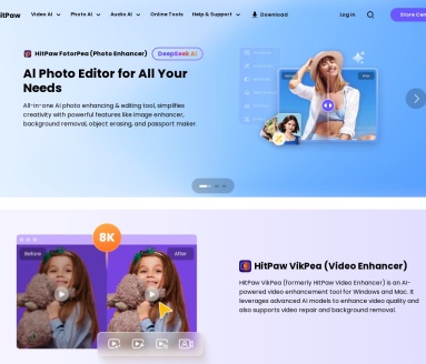 HitPaw Video Enhancer：AI驱动的视频质量提升工具